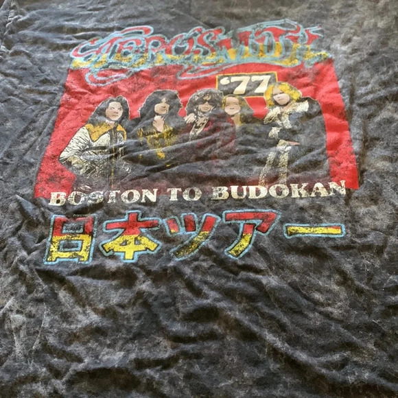 Aerosmith Band Tee Shirt 1977 Boston to Budokan - Picture 3 of 9